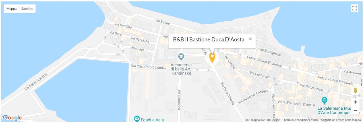 Il Bastione Duca D'Aosta Bed & Breakfast Trapani Ngoại thất bức ảnh